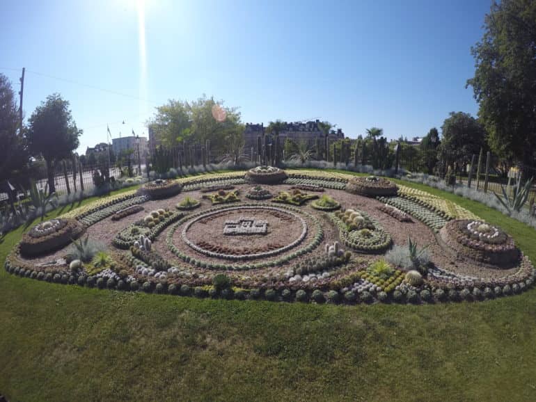 Mediterranes Urlaubsfeeling im Kakteengarten im Karl Johans Park.