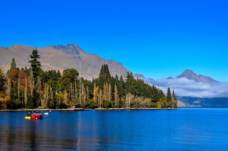 Städtchen inmitten wilder Natur: die Gegend rund um Queenstown.
