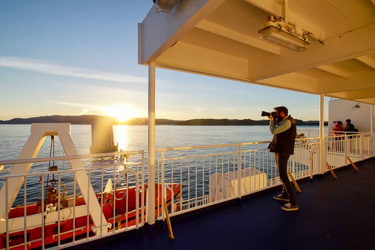 Mit der Fähre ging es für uns weiter nach Wellington auf die Nordinsel.