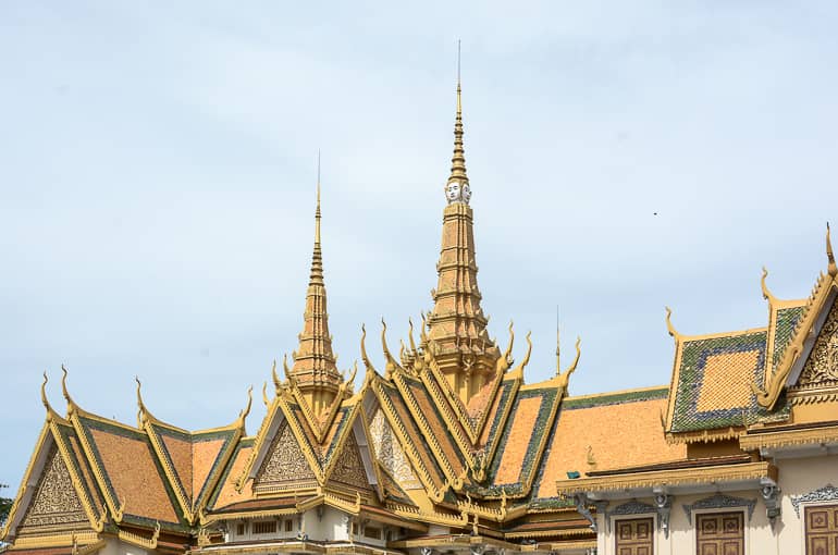 Ein Muss bei einer Erkundungstour in Phnom Penh: der Königspalast, direkt neben dem Nationalmuseum.