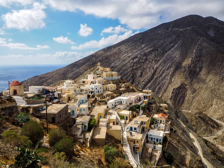 Olympos zählt zu den szenischsten Dörfern der Ägäis.