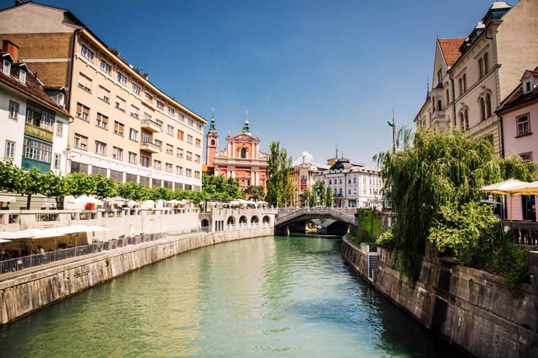 Ljubljana in Slowenien