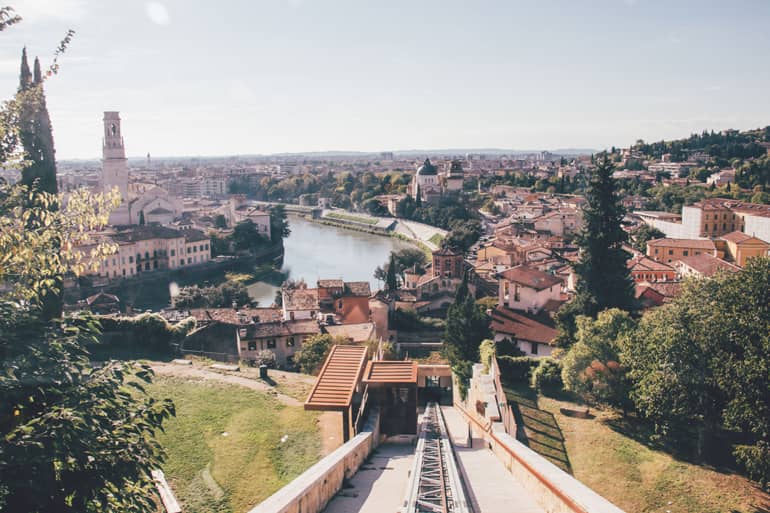Seilbahn Castel San Pietro in Verona