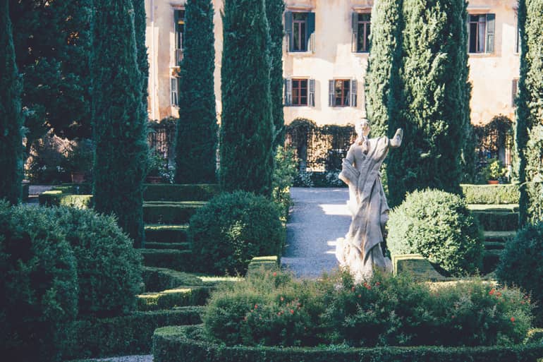 im Giardino Giusti in Verona