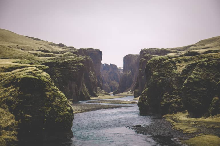 Island: Schlucht