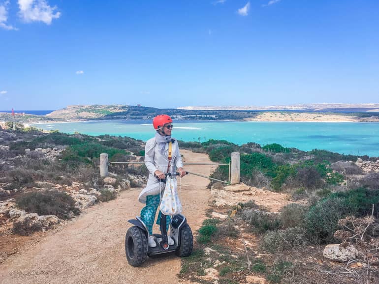 Mit dem Segway on tour.