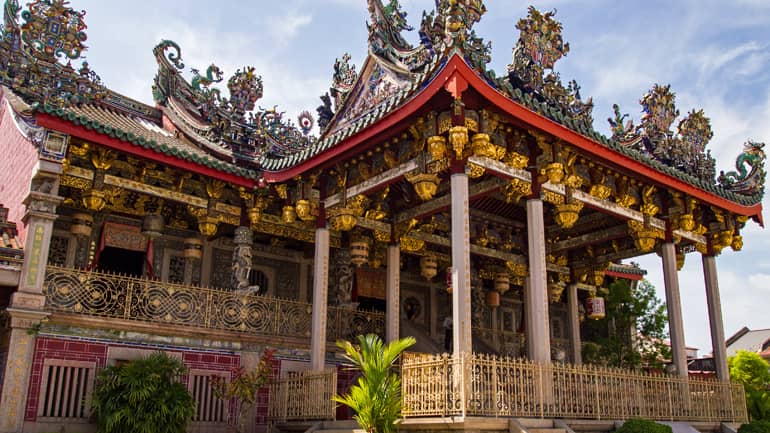Das Khoo Kongsi, eines der ältesten chinesischen Clanhäuser Penangs.