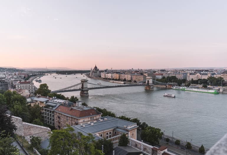Das Buda Castle: Für mich der perfekte Spot für den Sonnenuntergang.
