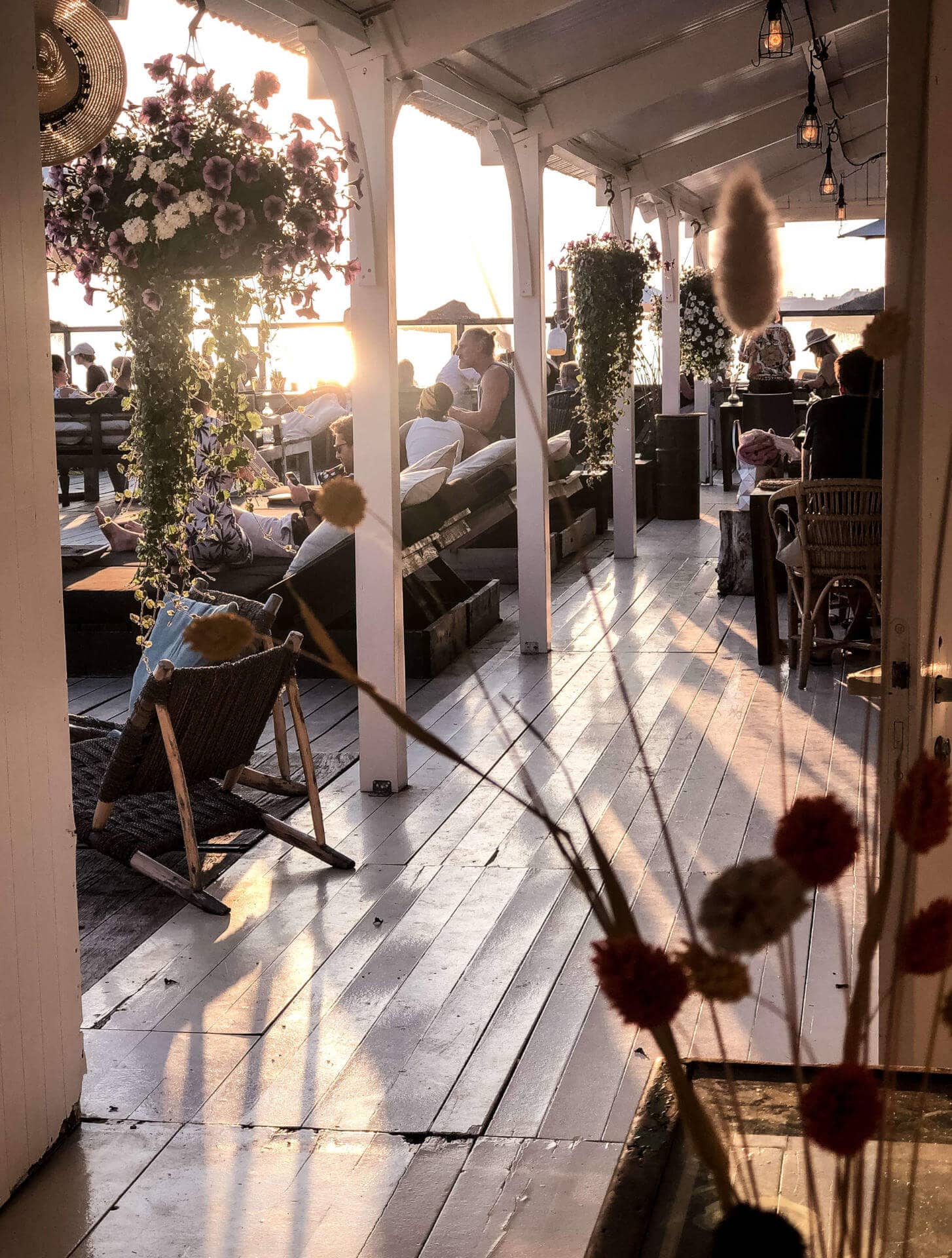 Viele Strandpavillons werden im Frühjahr aufgebaut und nach dem Sommer wieder abgebaut, doch das tut der Liebe zum Detail meist keinen Abbruch. 