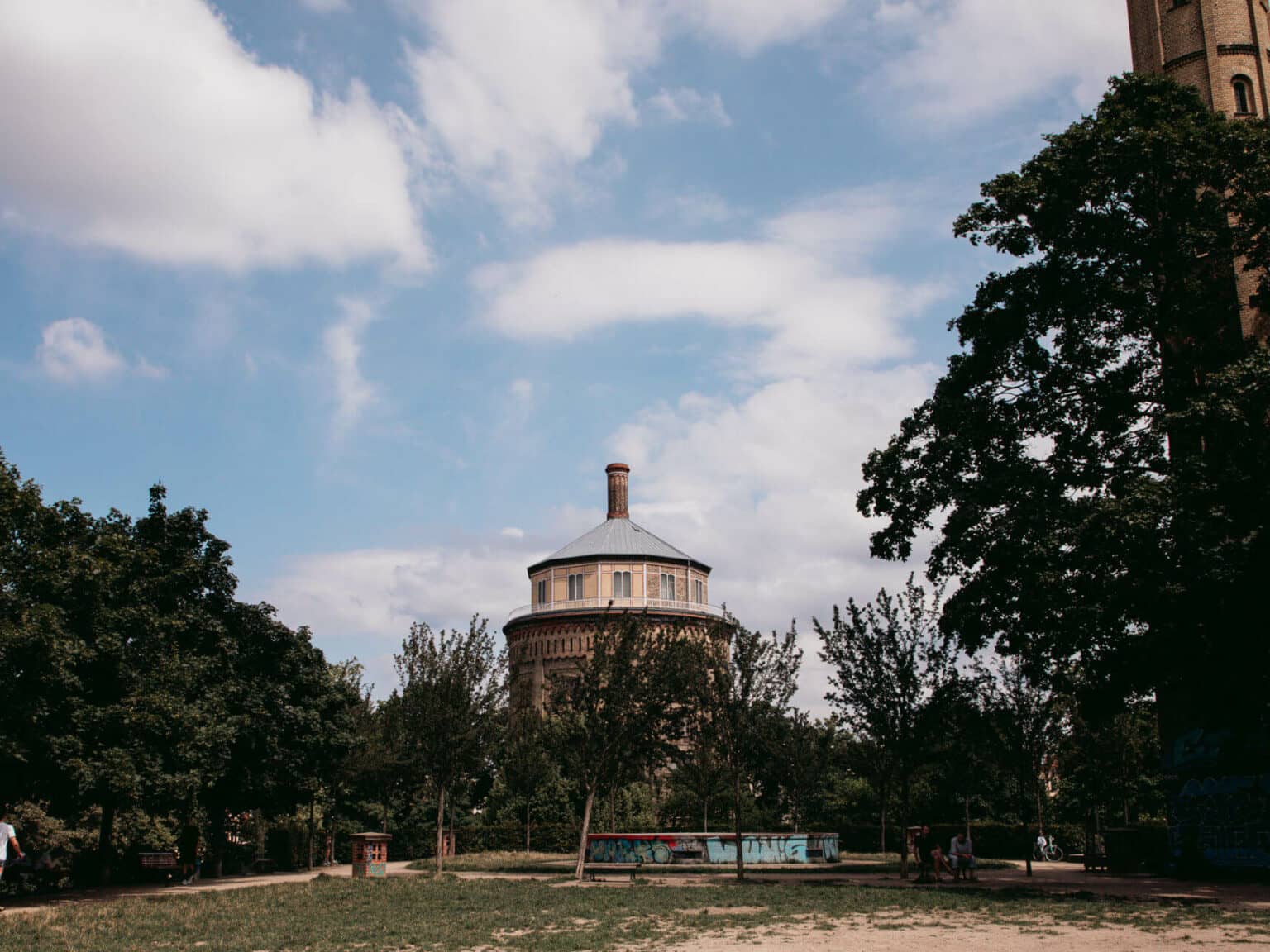 Der Park am Wasserturm in Berlin ist ein echter Geheimtipp.