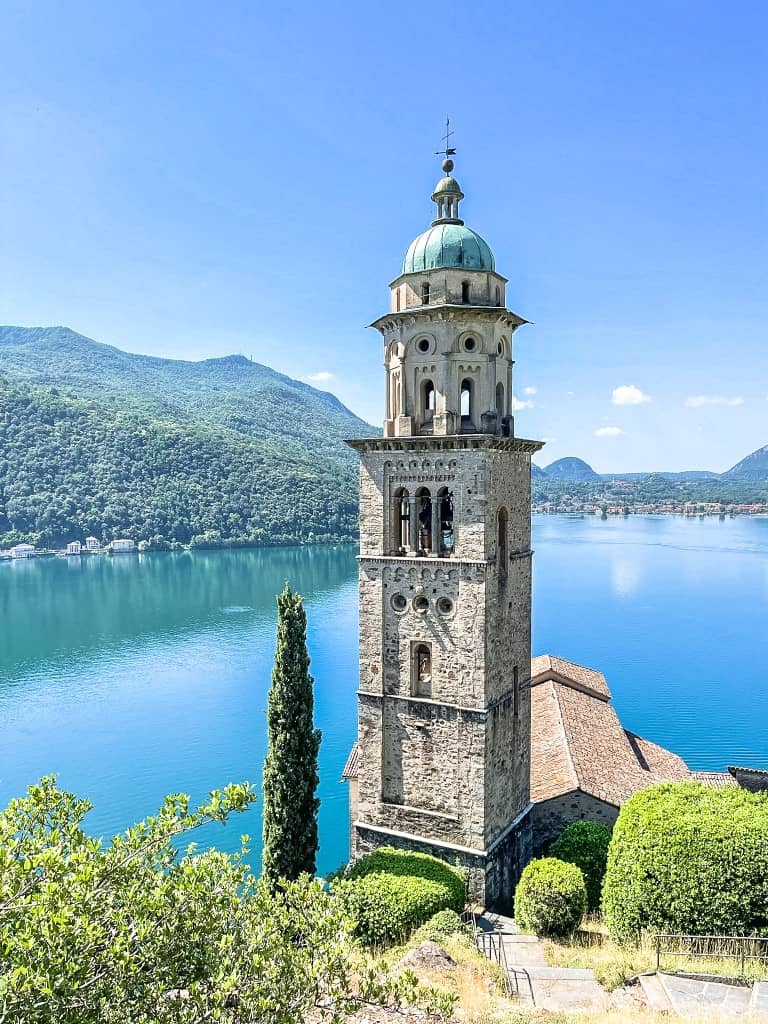 Der Luganersee versprüht italienisches Flair, liegt zum Teil aber in der Schweiz.