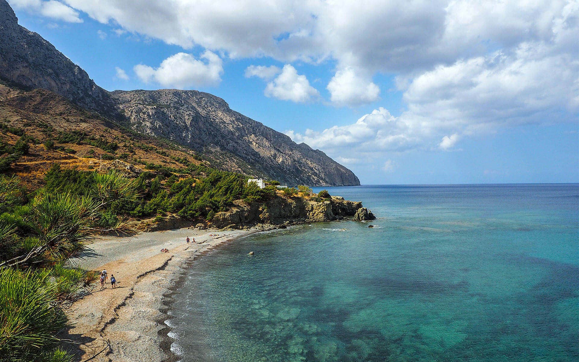 Die einsamen Badebuchten von Karpathos