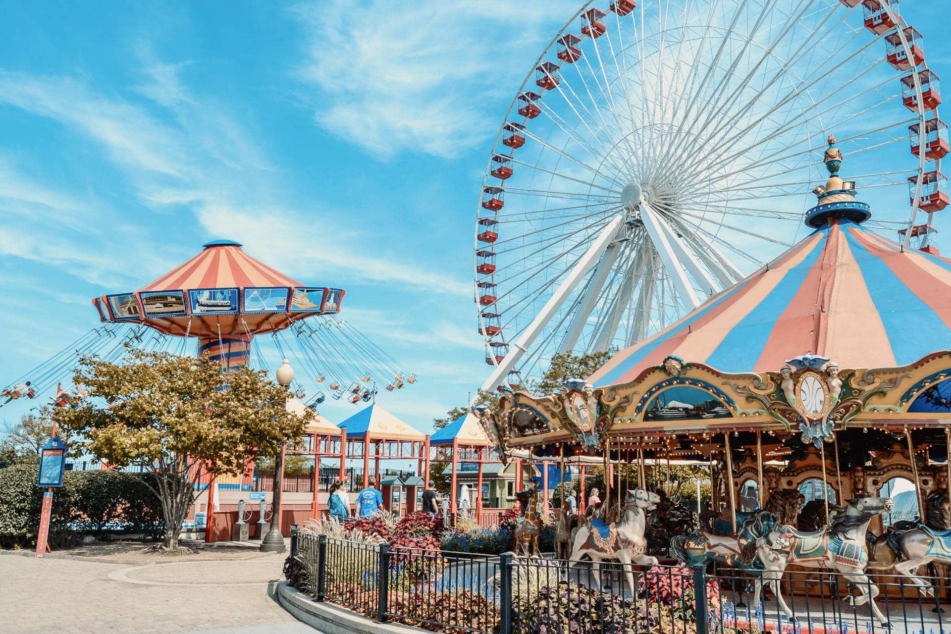 Den Navy Pier mit seinem nostalgischen Flair sollte man nicht auf der Sightseeing Tour verpassen.