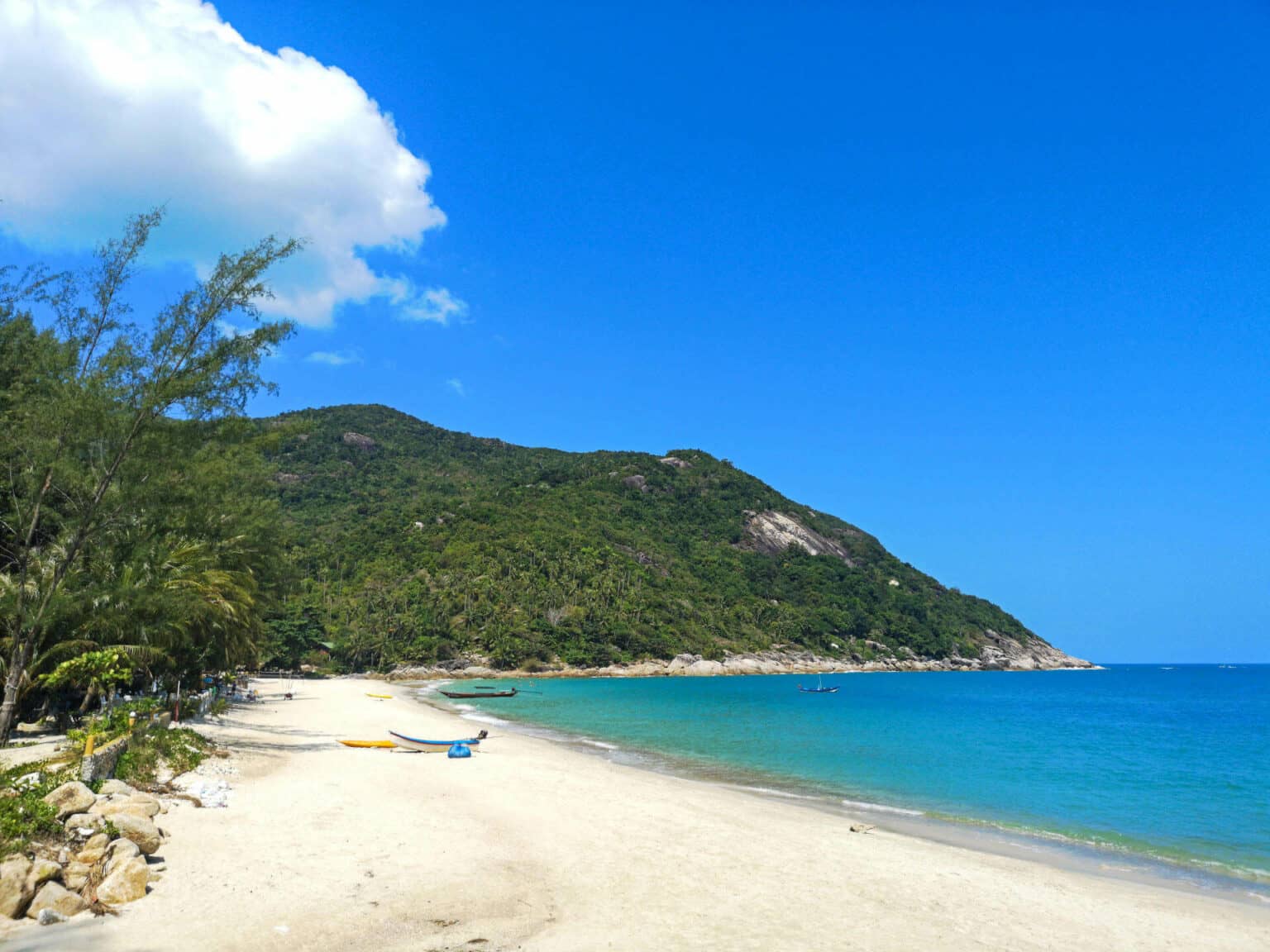 Hier auf Koh Phangan finden monatlich die bekannten Full Moon Partys statt.