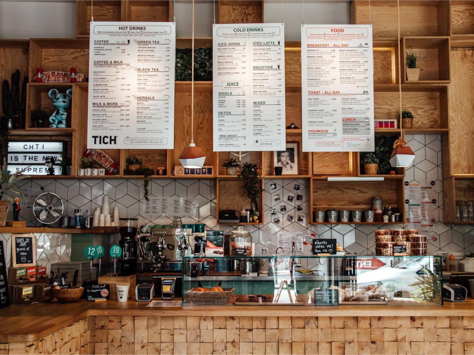 Veganes Essen ist in Brüssel kein Problem: Das Café Tich bietet viel Auswahl.