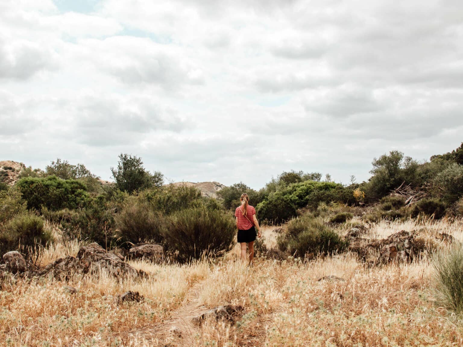 Steppengleiche Landschaft erwartet euch bei eurem Roadtrip durch den Alentejo.