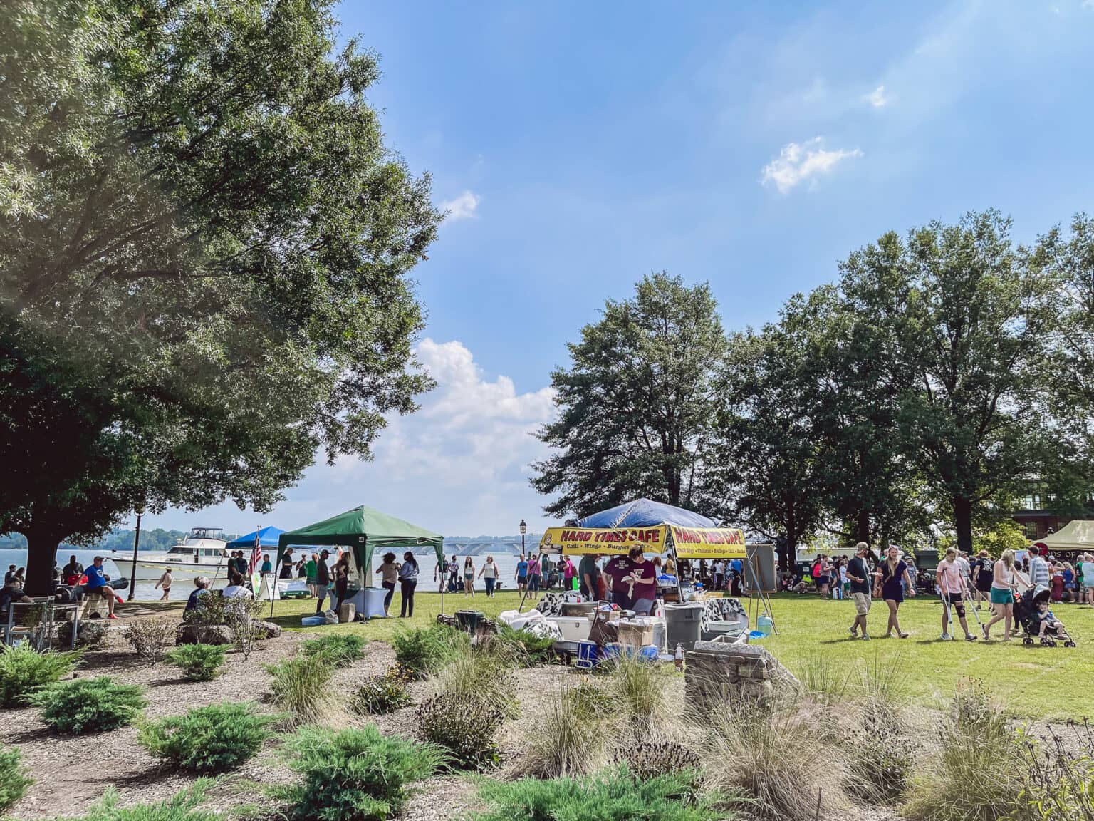 Für Alexandrias Farmers Markets werden oft weite Anreisen in Kauf genommen.