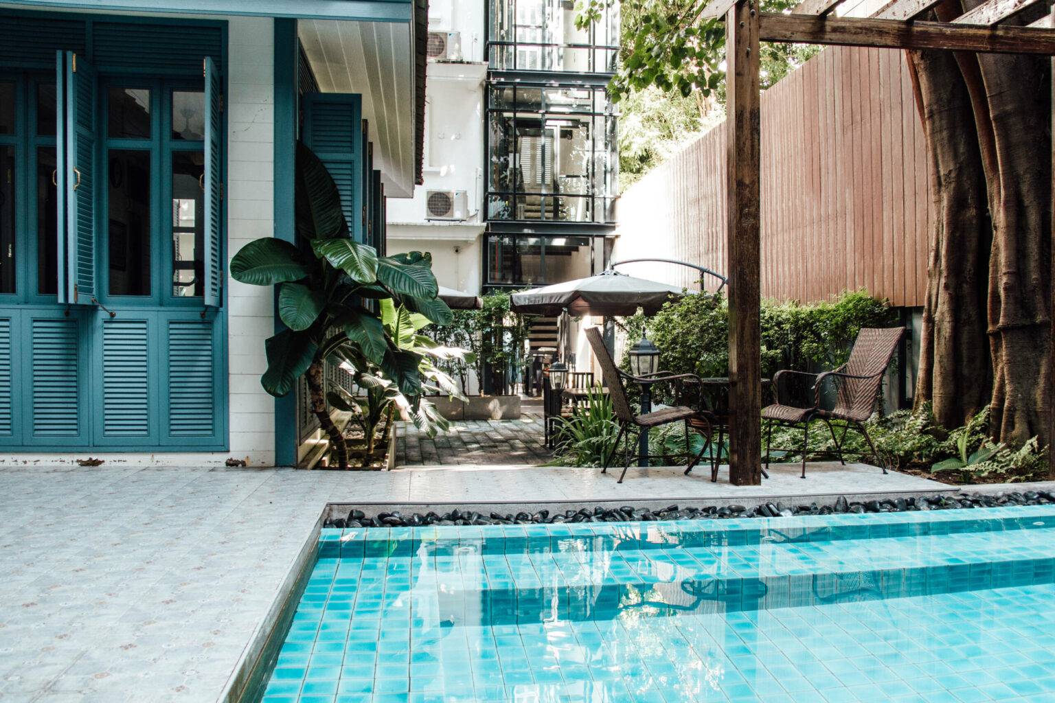 Eine urbane Oase inmitten von Bangkok: das Baan Vajra Boutique Hotel.