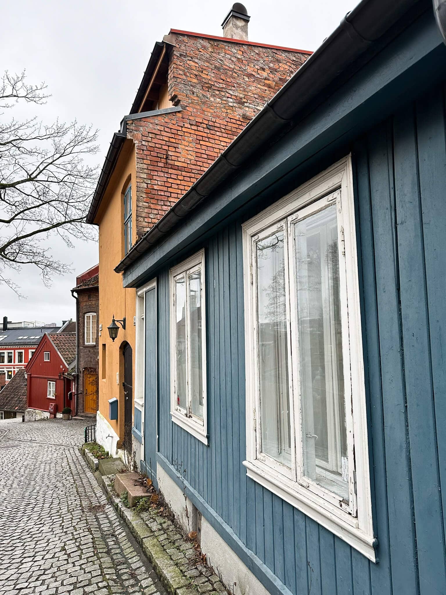 Ein Spaziergang entlang der Straße Damstredet ist wie eine Reise in die Vergangenheit.