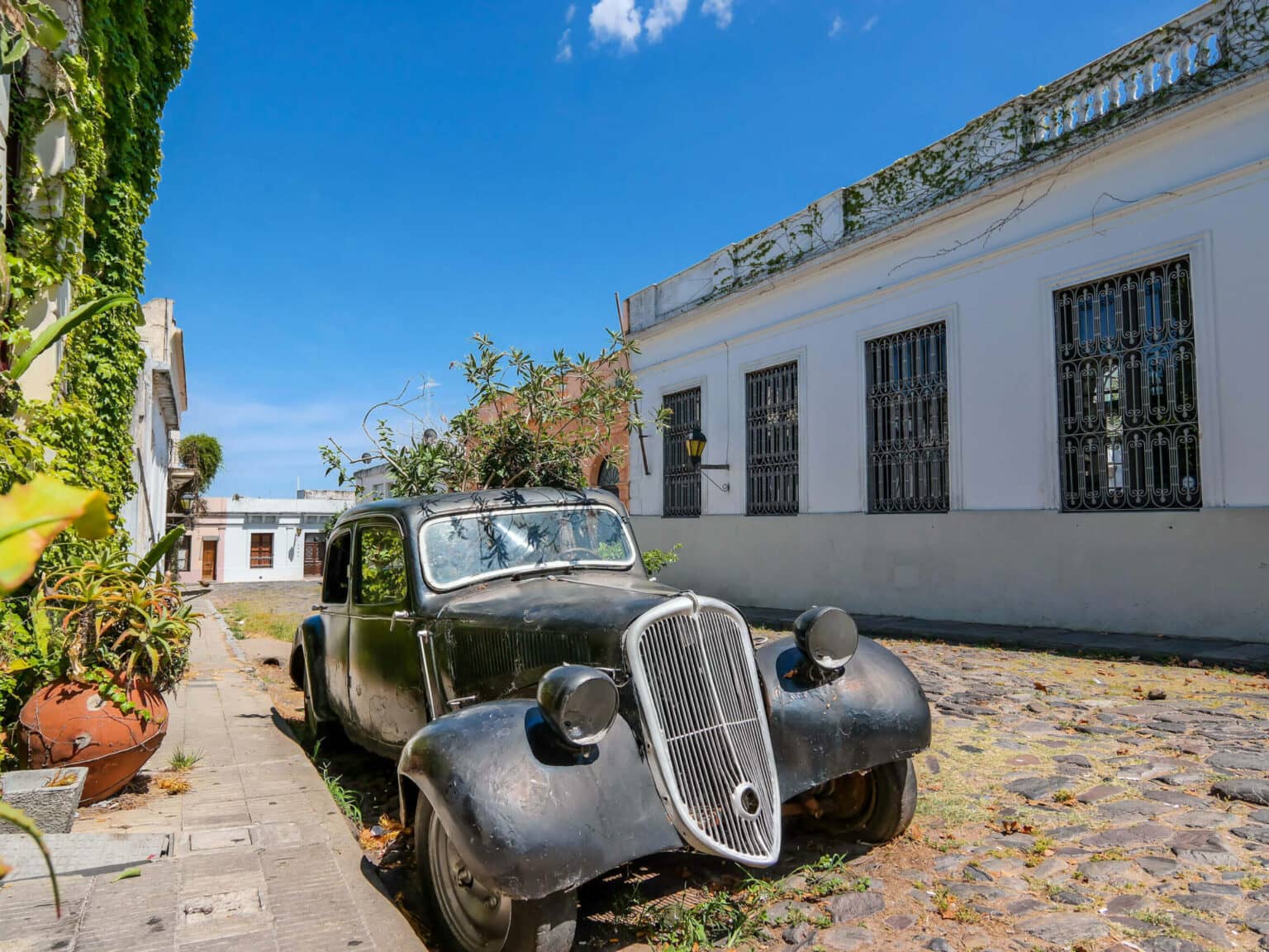 Der Oldtimer in der Colonia Sacramento stammt aus einem anderen Jahrhundert.
