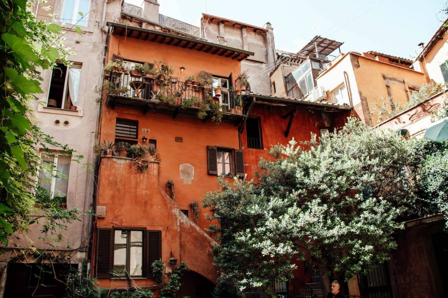 Hinterhof-Romantik unweit des Campo dei Fiori.