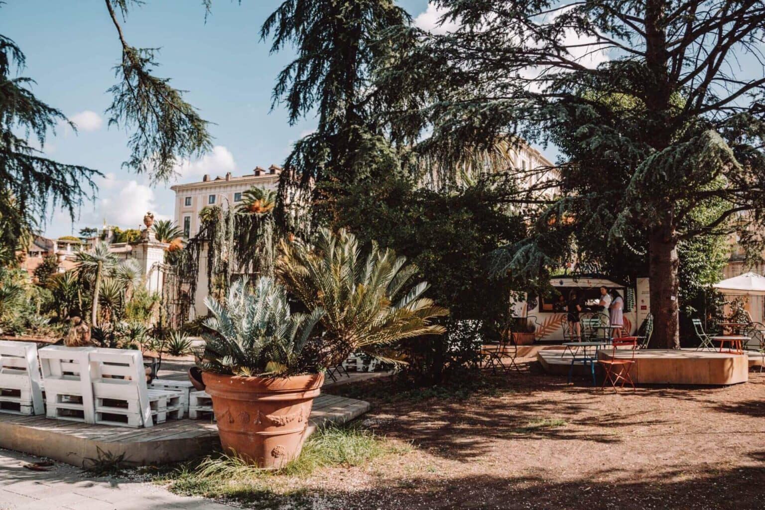 Der botanische Garten ist ein herrlicher Ort für ein Picknick… 