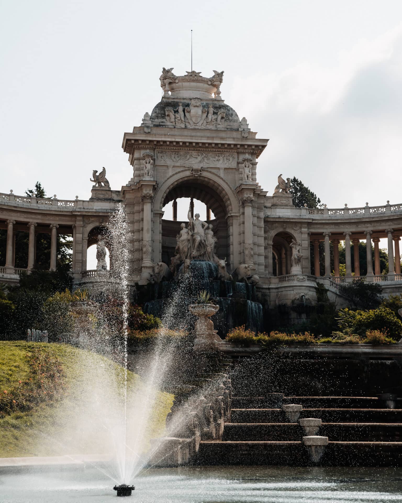 Der vielleicht schönste Wasserspeicher der Welt: Der Palais Longchamp.