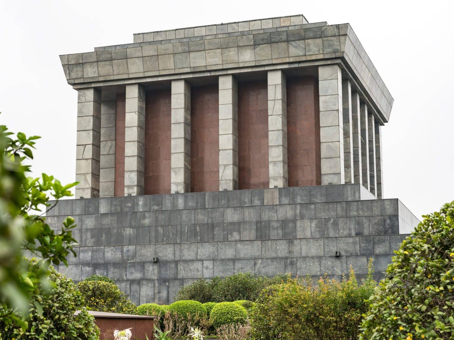 Das Ho-Chi-Minh-Mausoleum in Hanoi