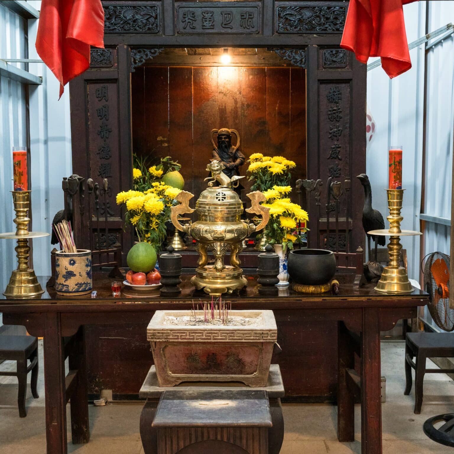 Der Alter der japanische Brücke in Hội An.