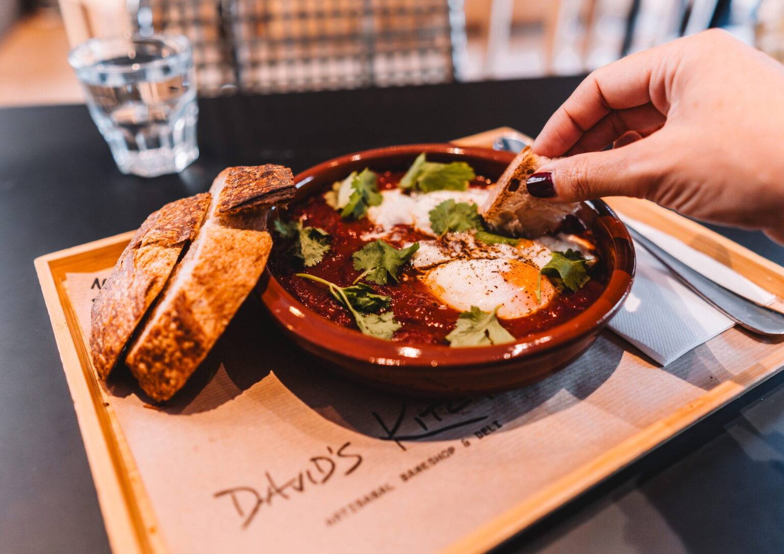 Shakshuka in David’s Kitchen in Budapest