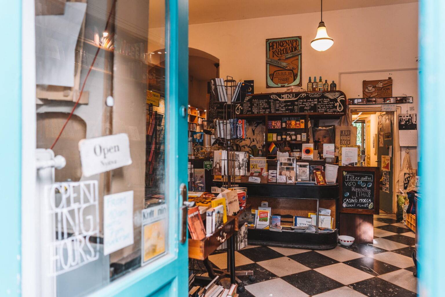 Das Massolit Buchcafé in Budapest