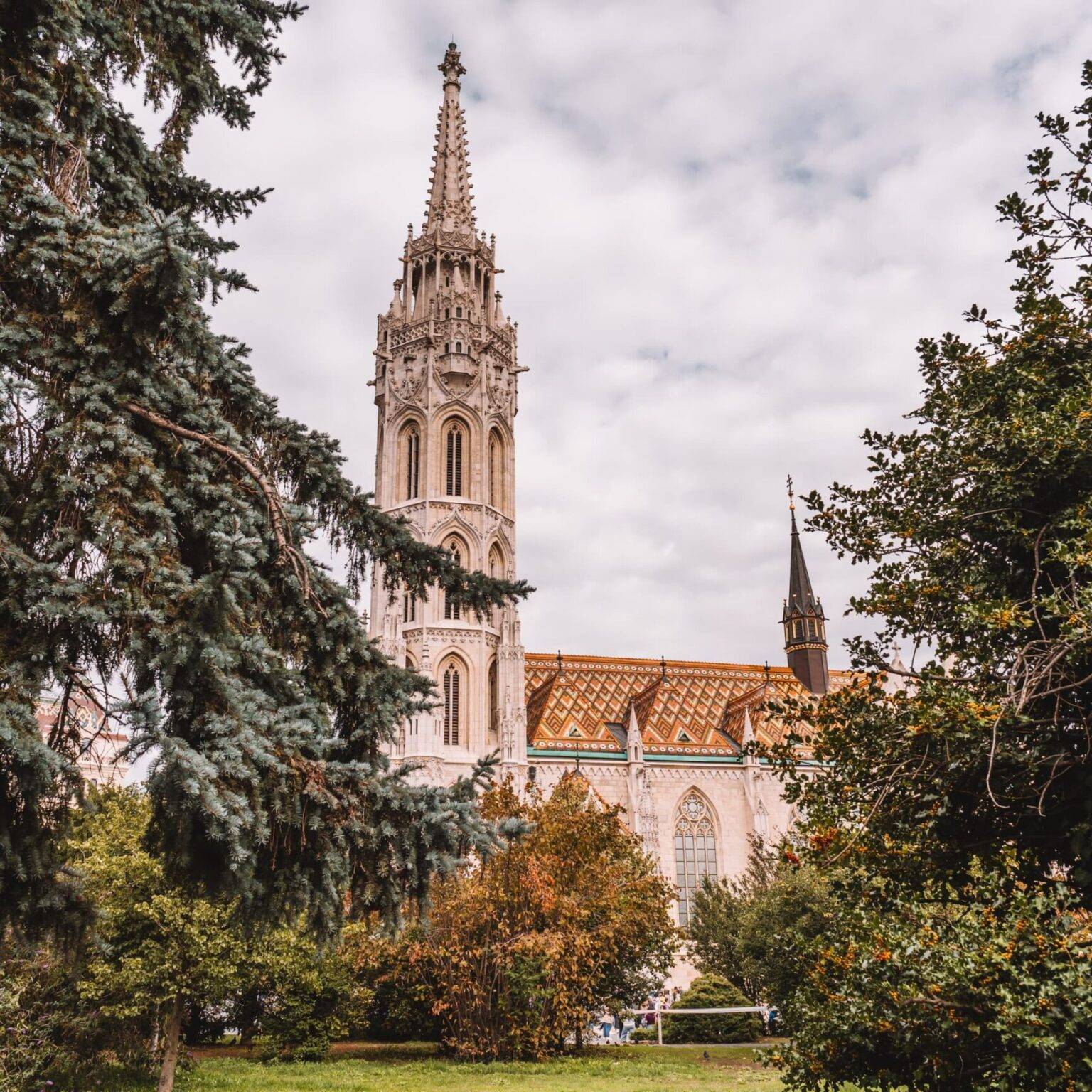 Die Matthiaskirche von Budapest.