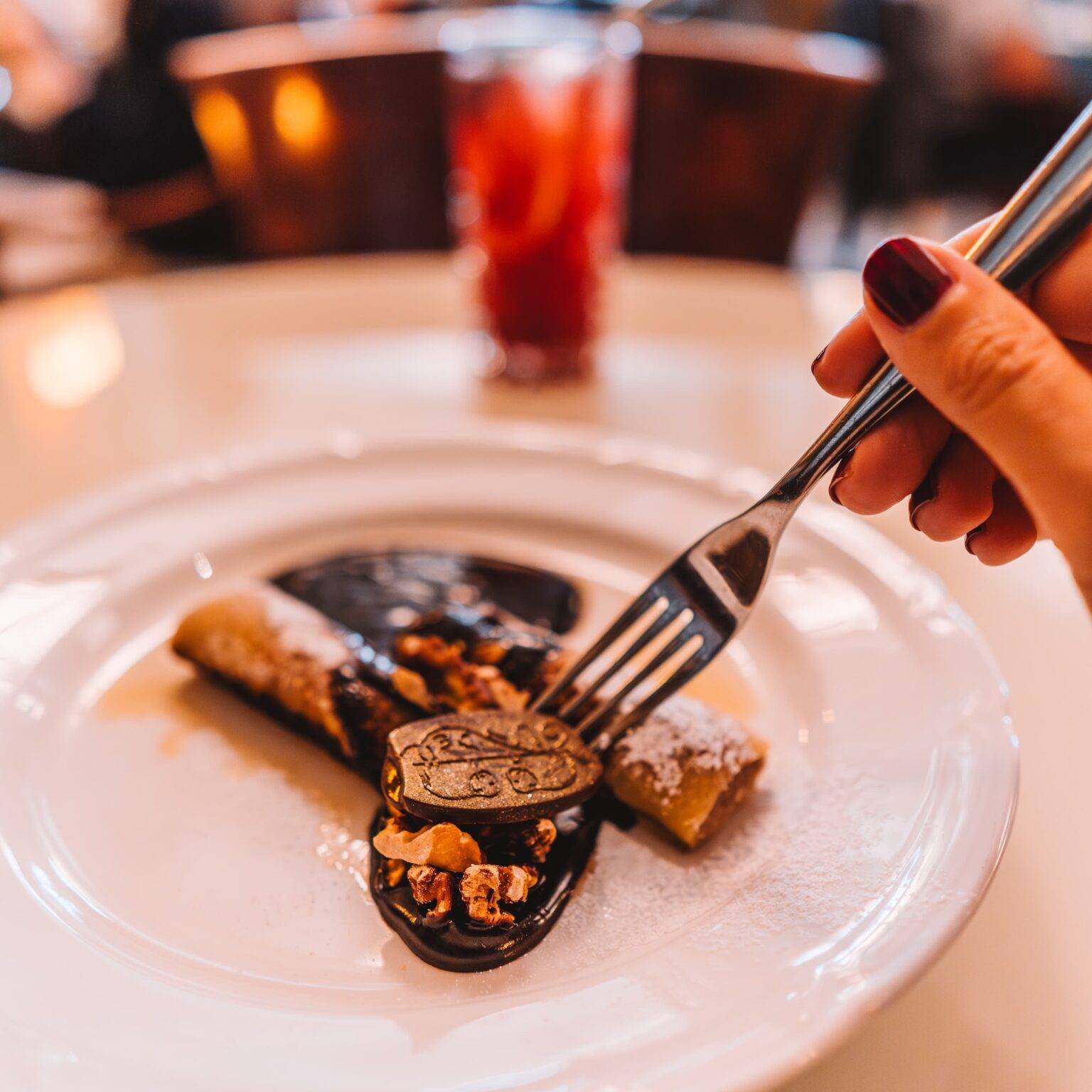Der original Gundel Palatschinken im Restaurant Gundel in Budapest