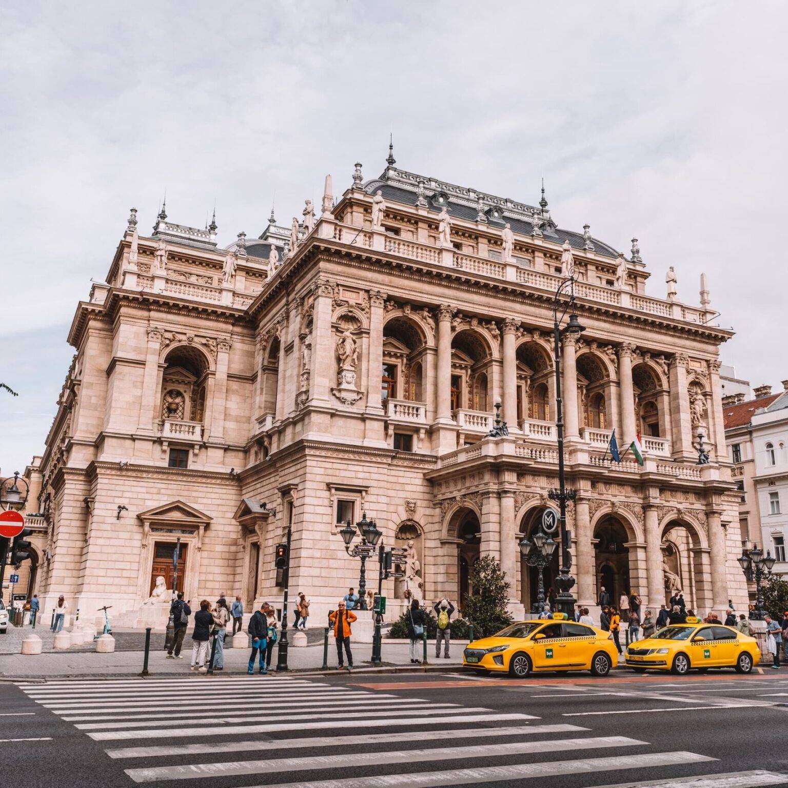 Das Opernhaus in Budapest.
