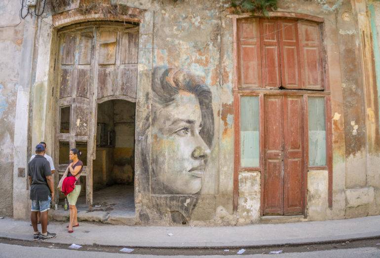 In den Gassen Havannas findest Du tolle Streetart.