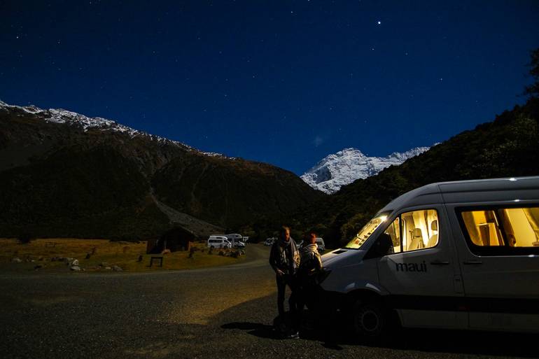 Travellers Insight Reiseblog Neuseeland Tipps Nacht Sternenhimmel
