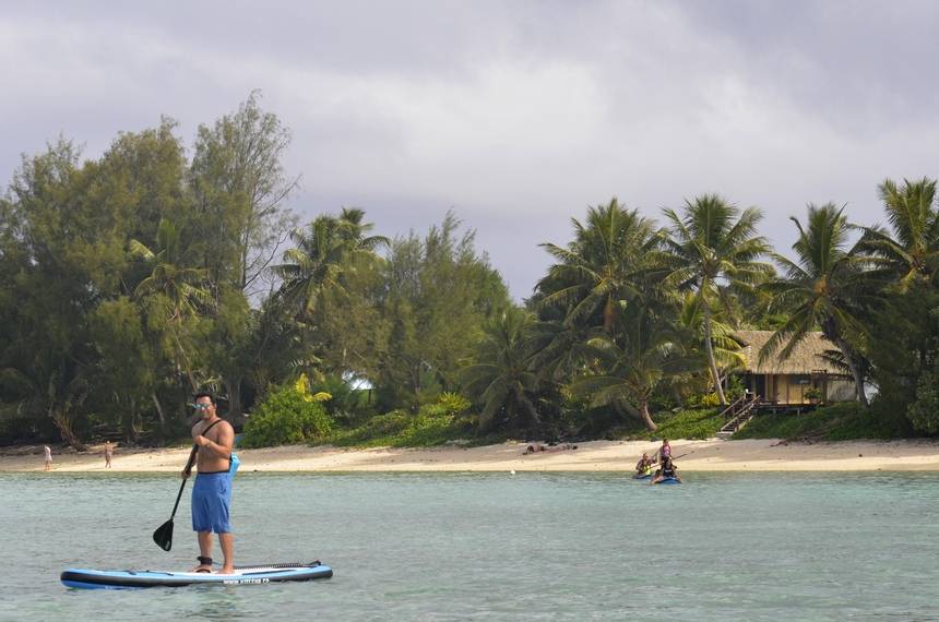 Sport auf Rarotonga: Auf dem Wasser und unter Wasser.