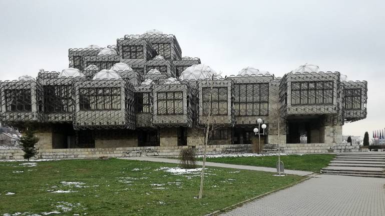 Hässlich oder schön? Die Nationalbibliothek des Kosovo.