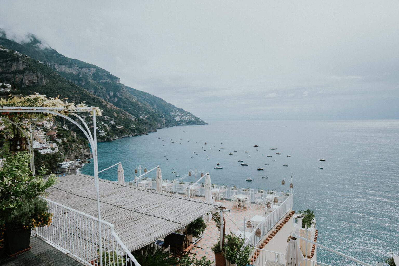 Traumhafte Aussichten: Die Bucht von Positano.