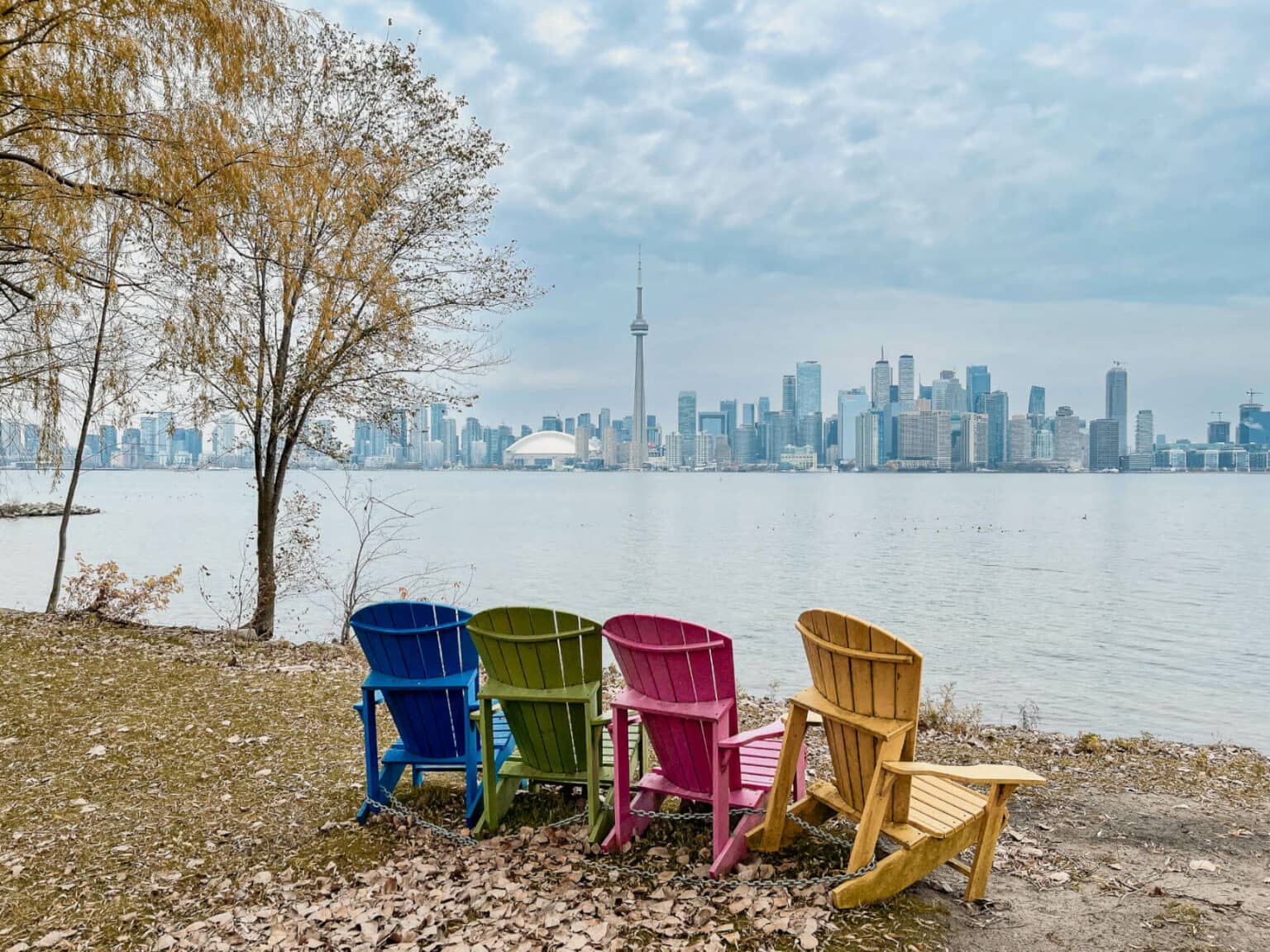 Die Toronto Islands bieten einen tollen Ausblick auf die Skyline der Stadt.