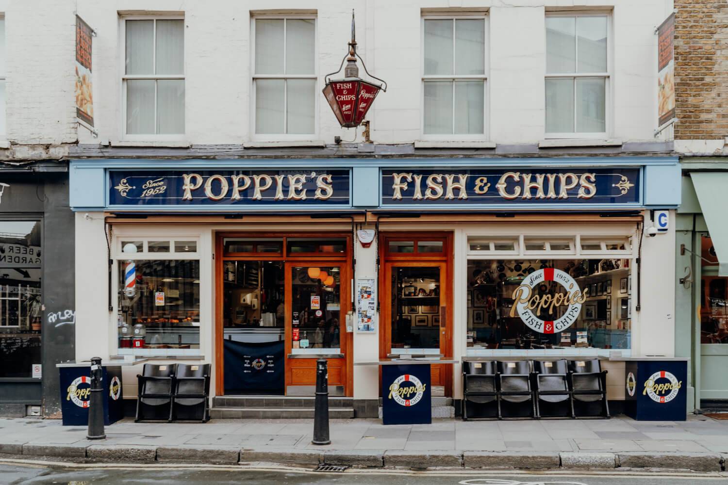 Fish & Chips dürfen in England natürlich nicht fehlen.