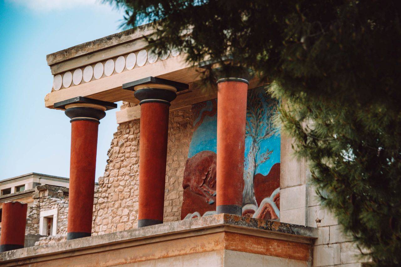 Beeindruckende Spuren der Minoischen Kultur erwarten euch in Knossos.