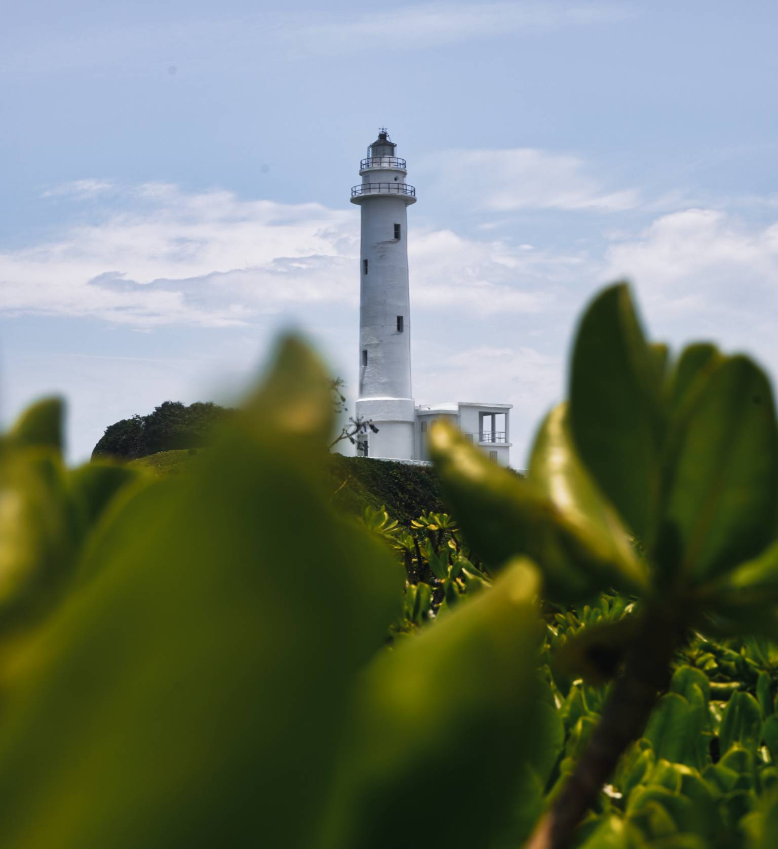 Das Wahrzeichen von Green Island - der Lyudao Leuchtturm. 