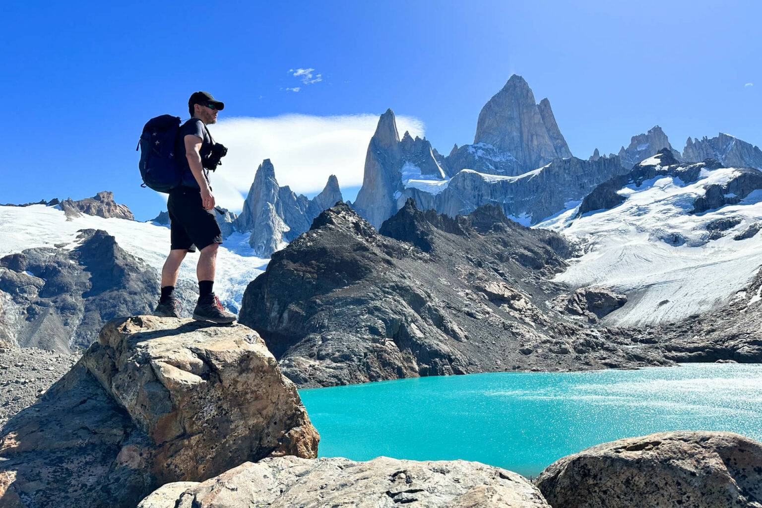 Die Wanderung zur Laguna de los Tres mit dem Fitz Roy ist ein Muss auf jeder Patagonien-Rundreise. 