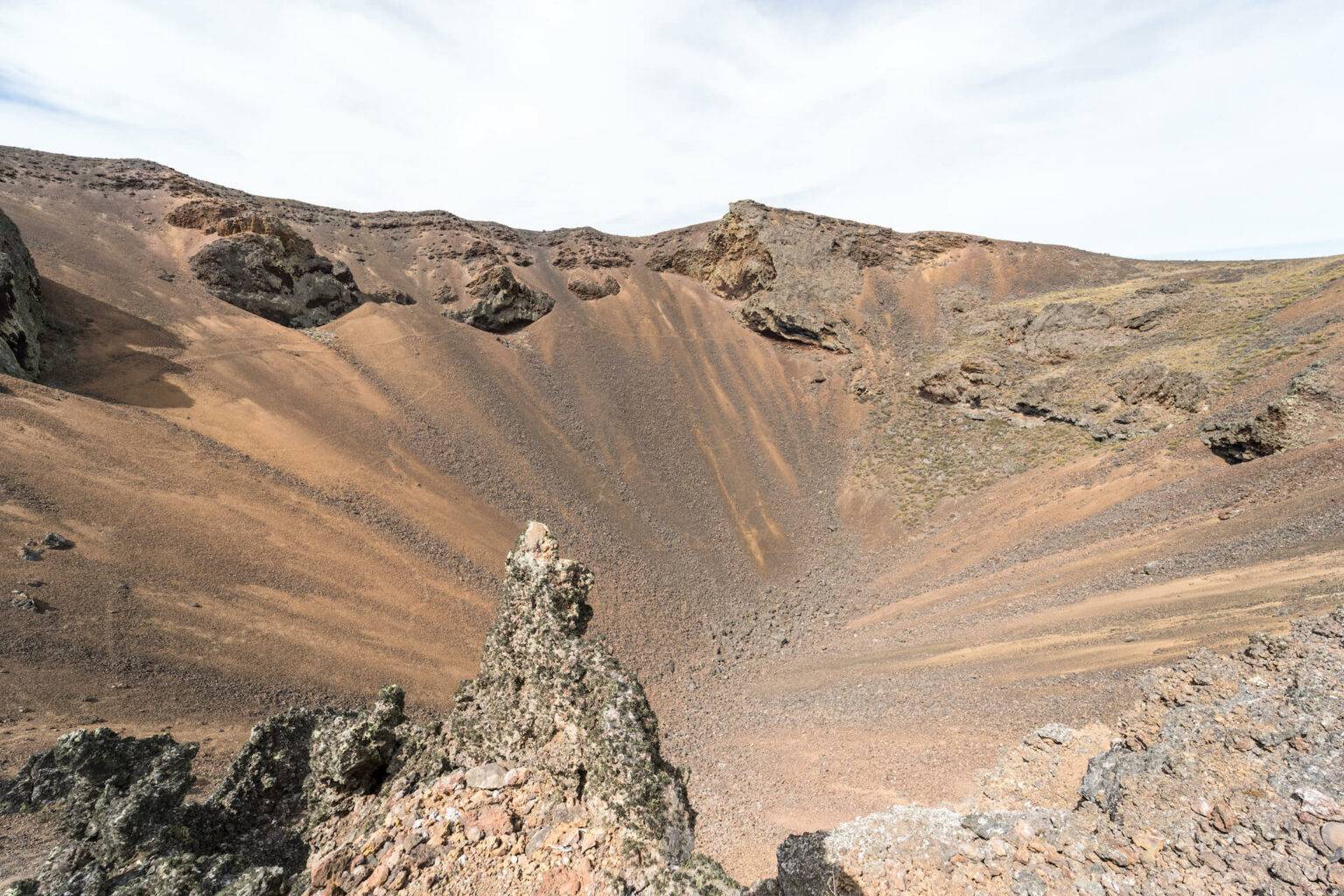 Der Pali Aike Nationalpark ist mit seinen riesigen Vulkankratern ein Geheimtipp. 