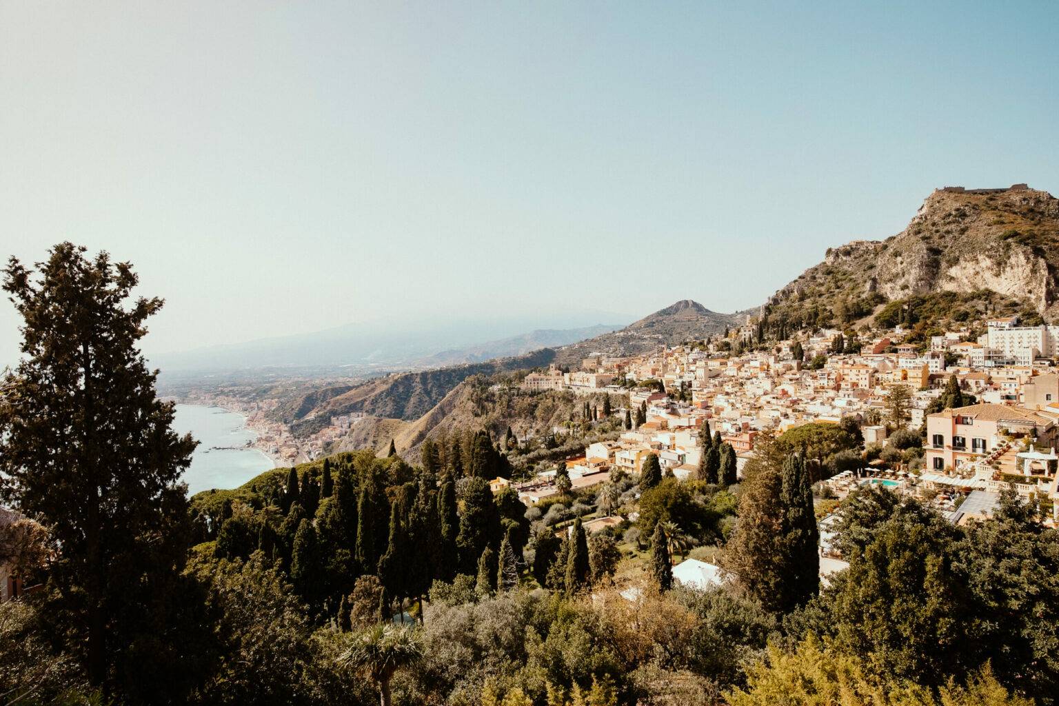 Einmalig schön: Taormina an der Westküste Siziliens.
