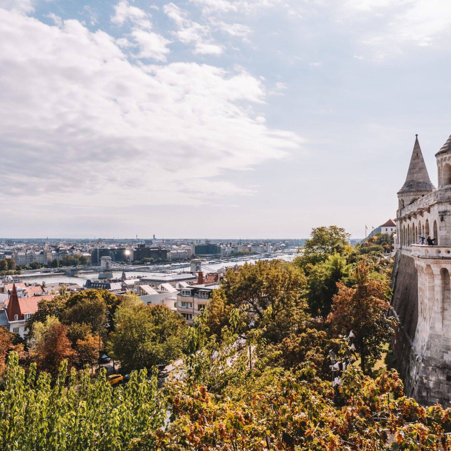 Die Fischerbastei in Budapest.