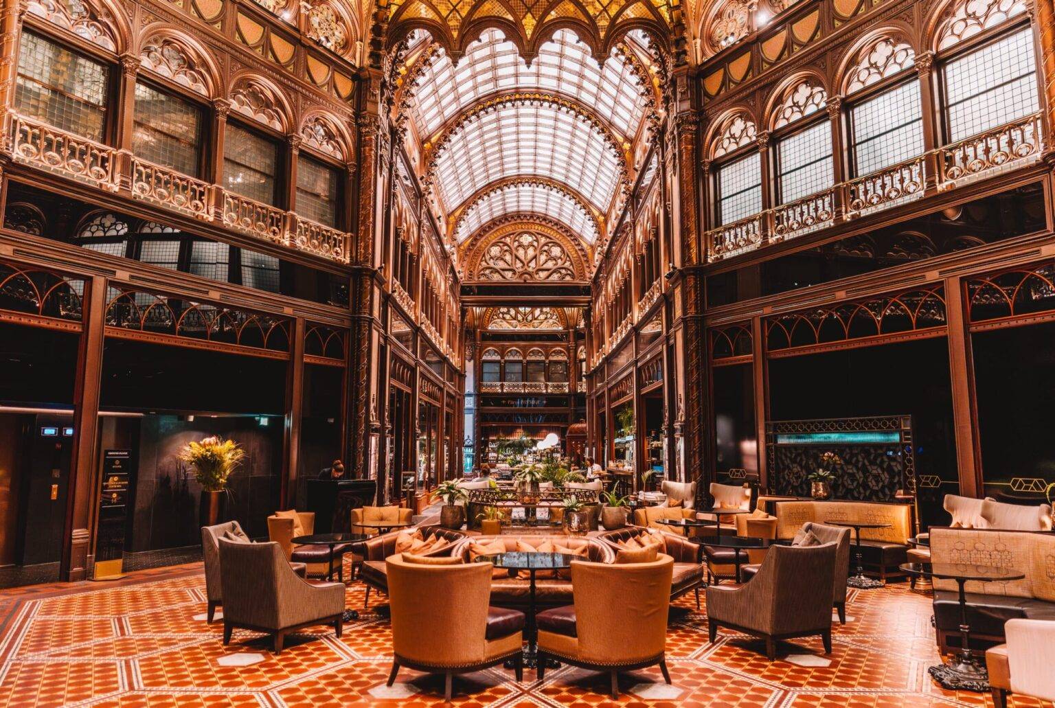 Der prächtige Pariser Hof in Budapest.