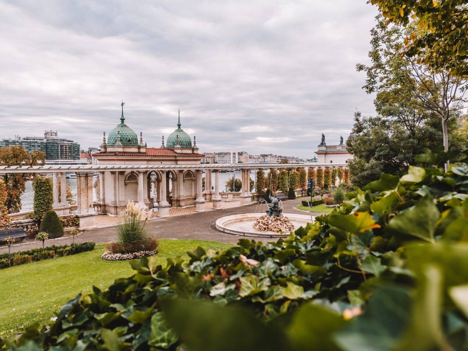 Die Burggärten in Budapest