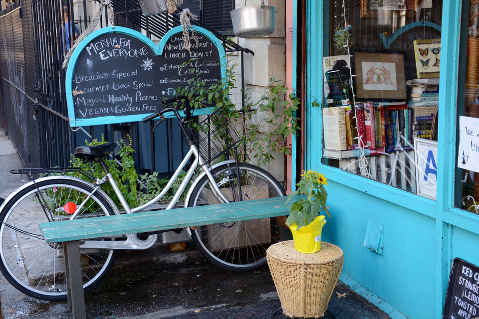 An insider tip: It's worth browsing through the small, cute vintage shops here!